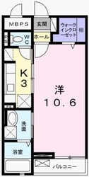 エスペランサ白鷺の物件間取画像